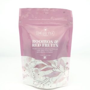Infusion Rooibos y Red Fruits (rooibos, menta, pelato de rosas y frutos rojos) en Hebras.