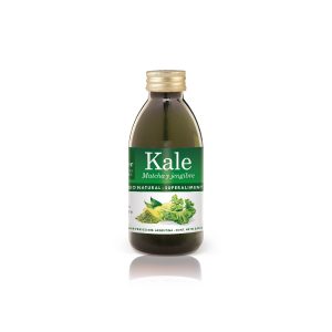 Jarabe de Kale, Matcha y Jengibre.