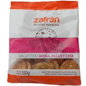 Galletitas de Avena Pasas Y Chia